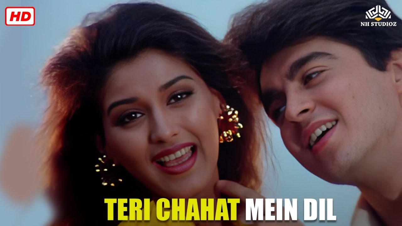 Teri Chahat Mein Dil | The Don (1995) | Sonali Bendre, Jugal Hansraj | Kumar Sanu, Sadhana Sargam