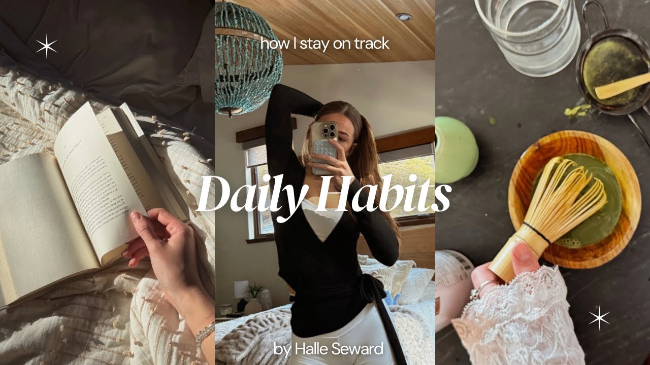 The DAILY HABITS That Keep Me ON TRACK 