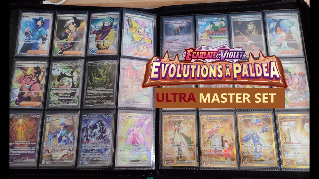 POKEMON EVOLUTIONS A PALDEA ULTRA MASTER SET COMPLET (Sous côté alors que c'est vraiment une pépite)