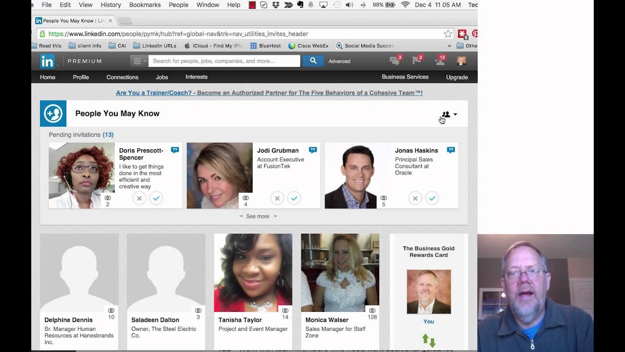 Quick How to Cancel a LinkedIn Request to Invite (pre-2017)