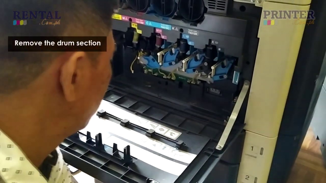 Repair of Konica Minolta Bizhub C360 Print Quality Problem/Error P-8 and P-21
