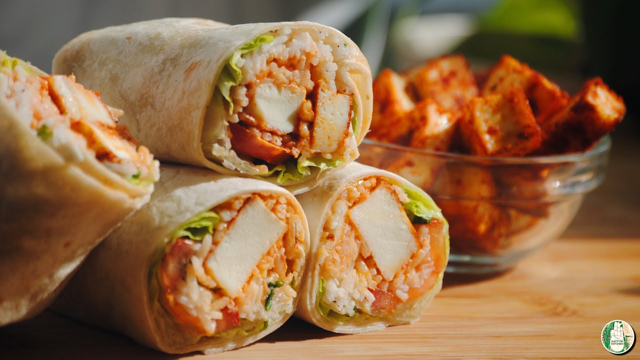 Veg Paneer Burritos Recipe | The Ultimate Vegetarian Paneer Burrito Wrap Recipe Make at Home