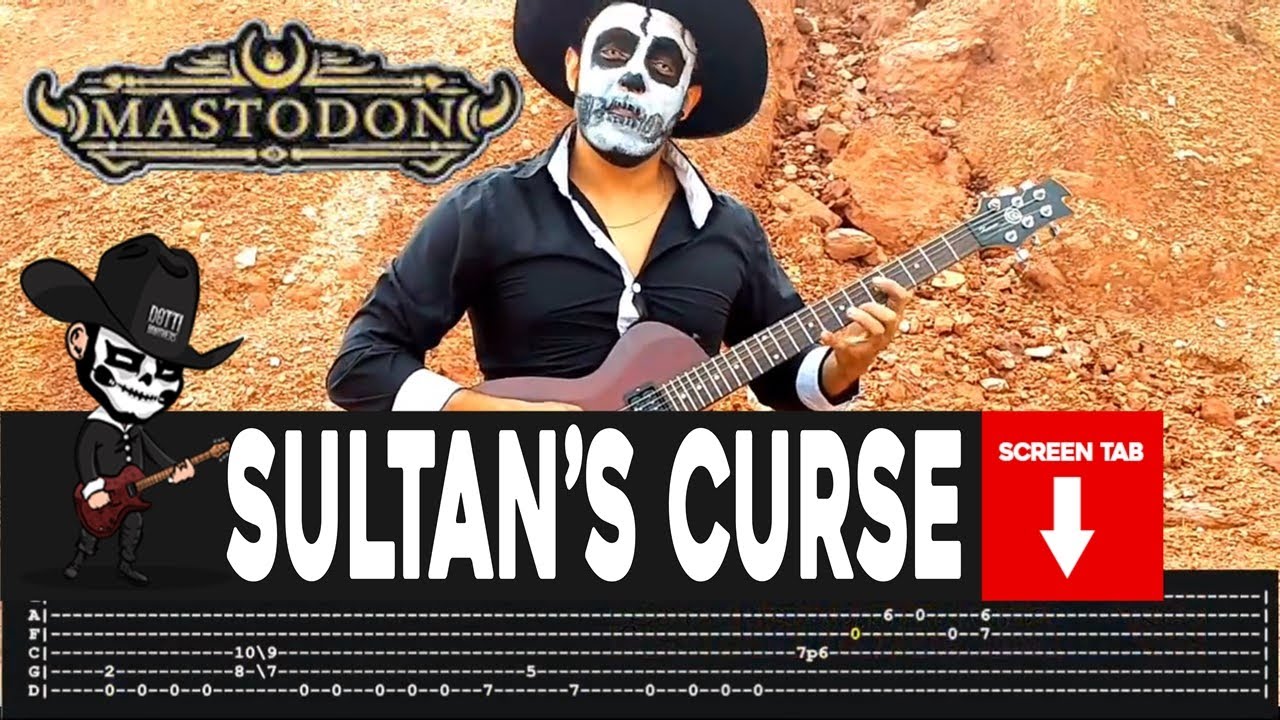 【MASTODON】[ Sultan's Curse ] cover by Masuka | LESSON | GUITAR TAB
