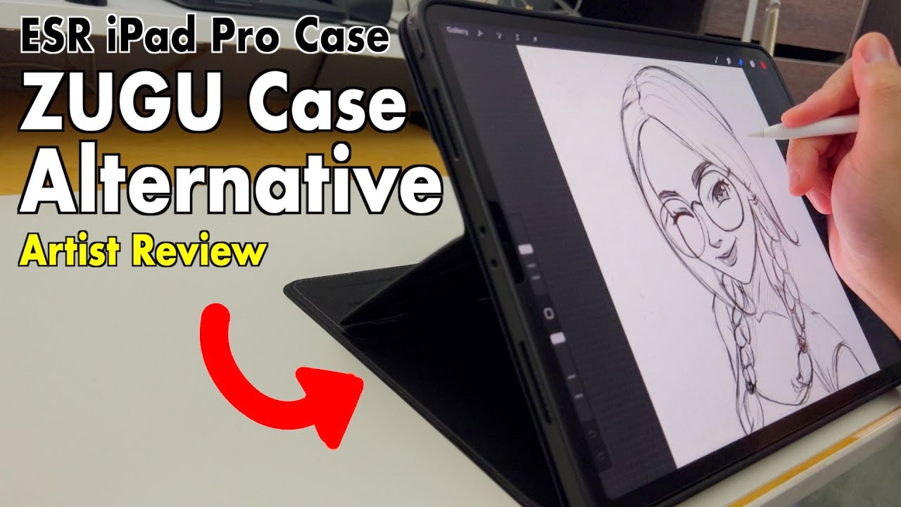 ESR Shift iPad Pro Case ZUGU Case Alternative | Artist Review