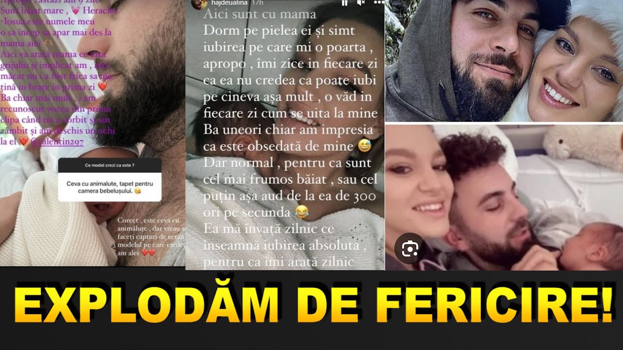 🟡Alina si Valentin de la MIREASA noi imagini cu MICUȚUL Heracles . Cei doi RADIAZĂ DE FERICIRE.