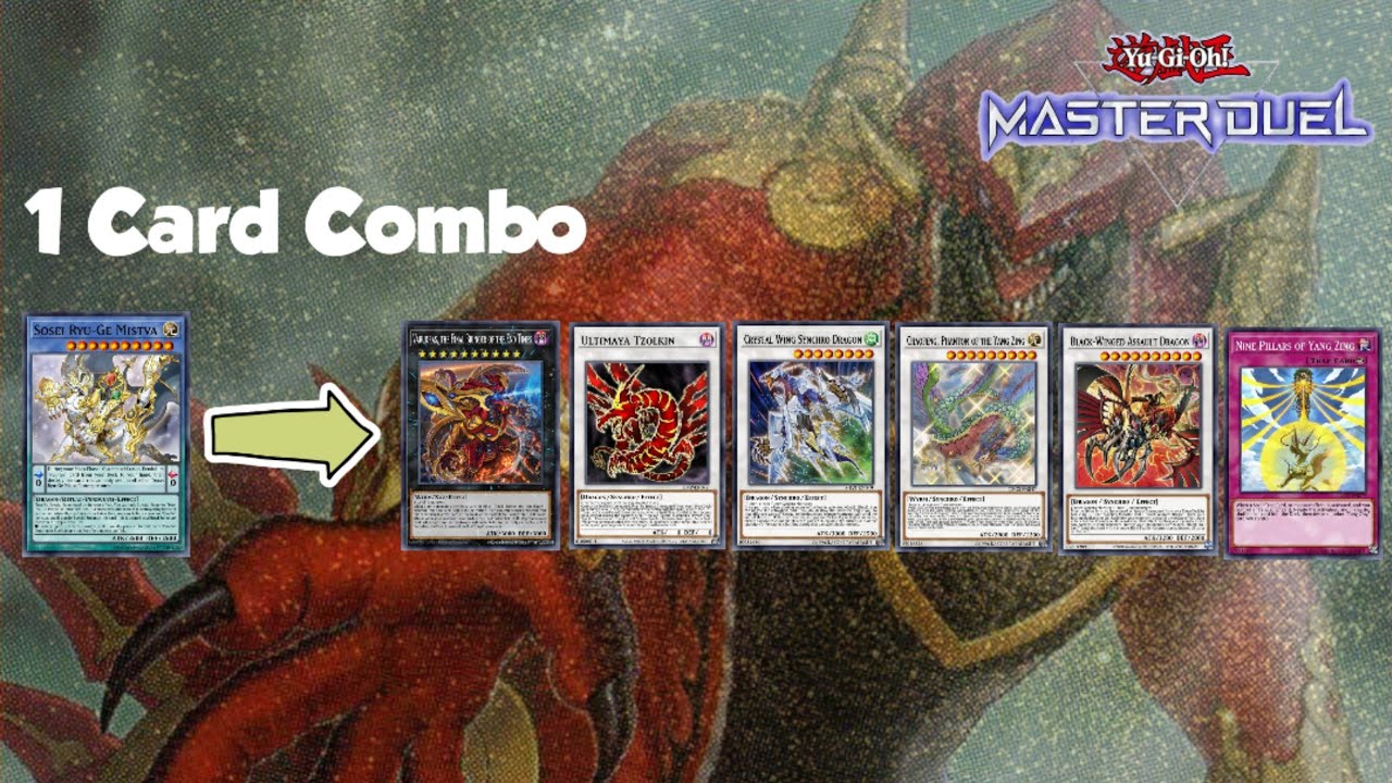 BROKEN Ryu-Ge 1 Card Combo Yugioh Master Duel