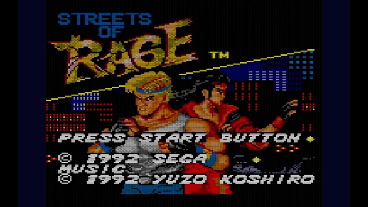 🇪🇺 STREETS OF RAGE [Game Gear] 🎮 | Original Hardware | Full Characters.
