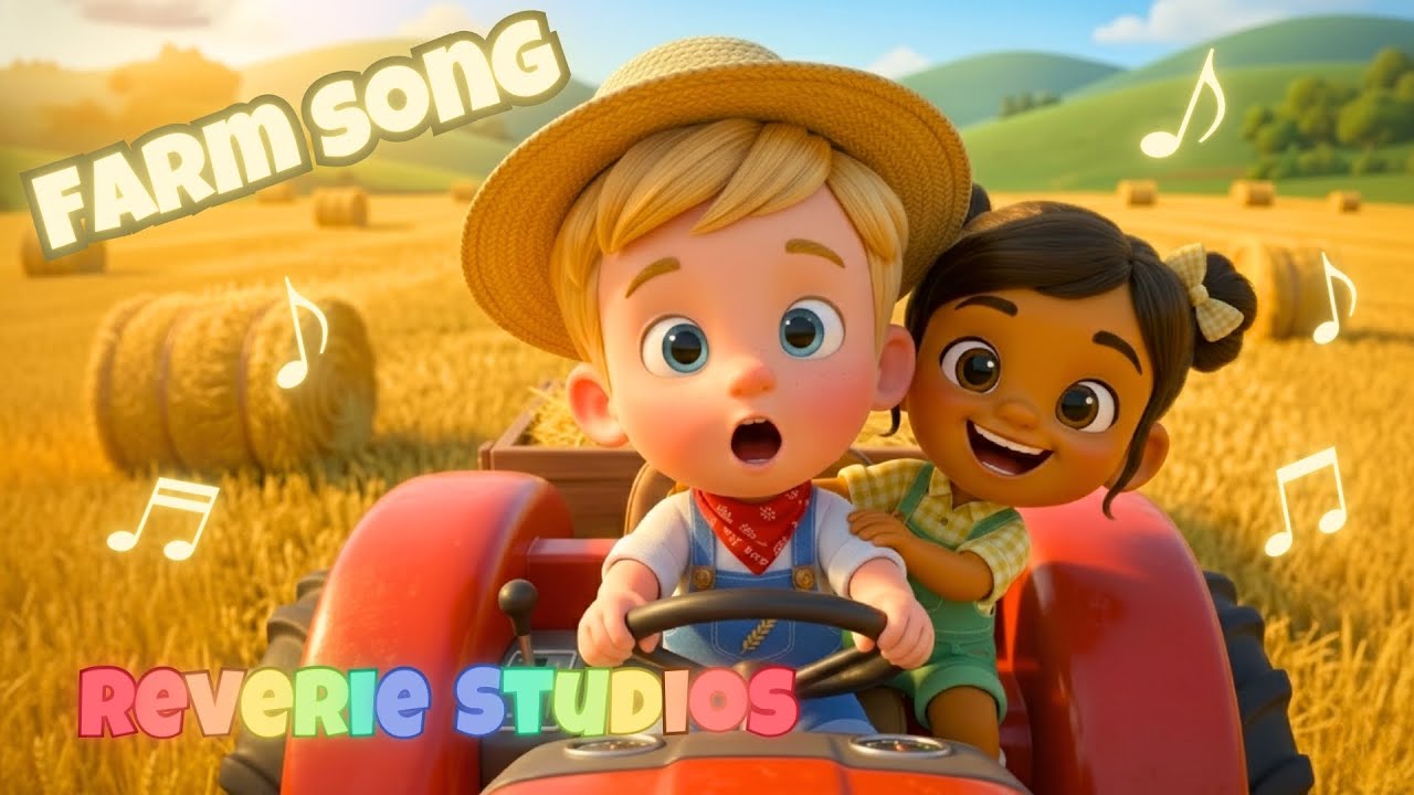 Leo & Luna | Ep. 7 | The Farm Song 3D – Moo, Quack & Sing Along! | Reverie Studios