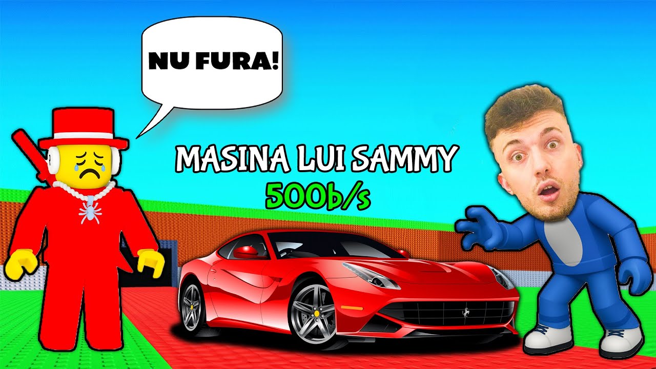 Draculass Fura MASINA LUI SAMMY in Noul UPDATE cu MASINI pe Steal a Brainrot! SAMMY IMI DA BAN!!!