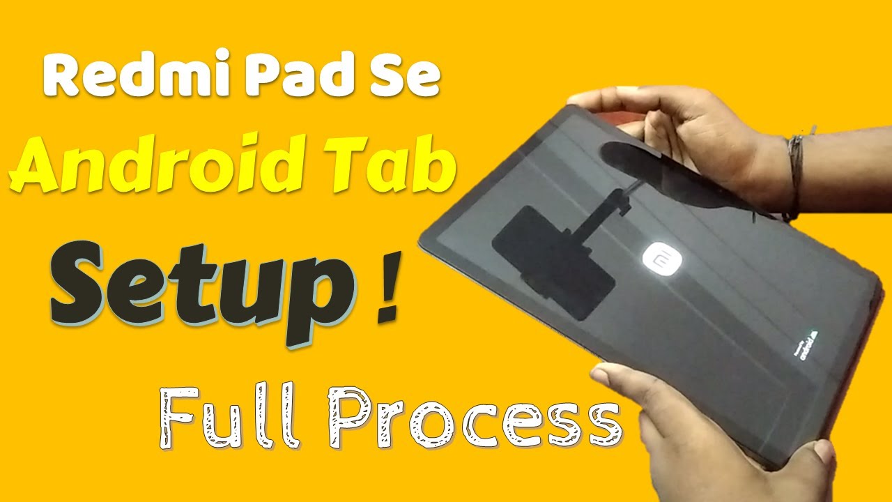| Redmi Pad SE tablet setup Process | steps to configure new Redmi Pad Se tablet | #redmipadse |