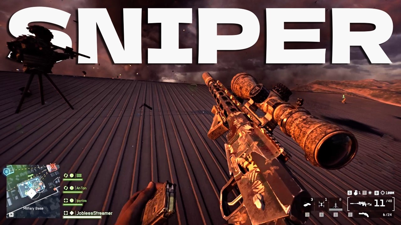 Battlefield 6 Sniper Streaks Gameplay