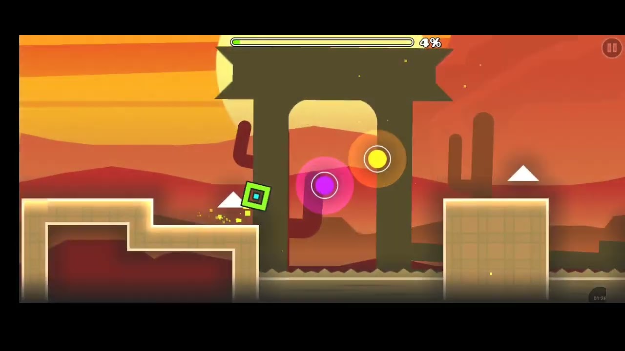 Geometry dash Sahara game play 😊. Video by A2.12 