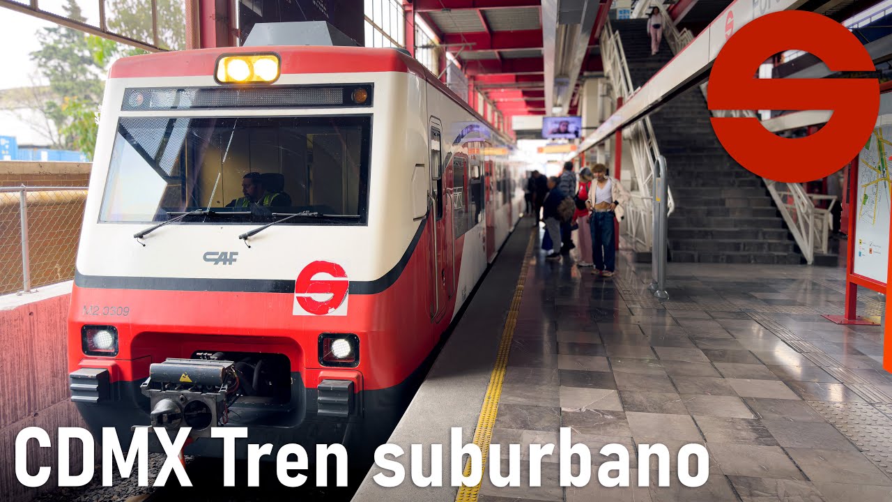 [4K] 🇲🇽 Mexico City Suburban Rail | Tren Suburbano