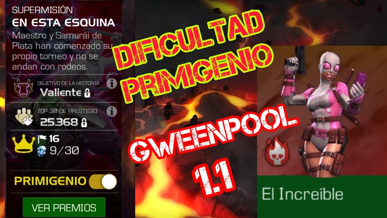 DIFICULTAD PRIMIGENIO CAP 1.1 GWEENPOOL | MUTANTES 