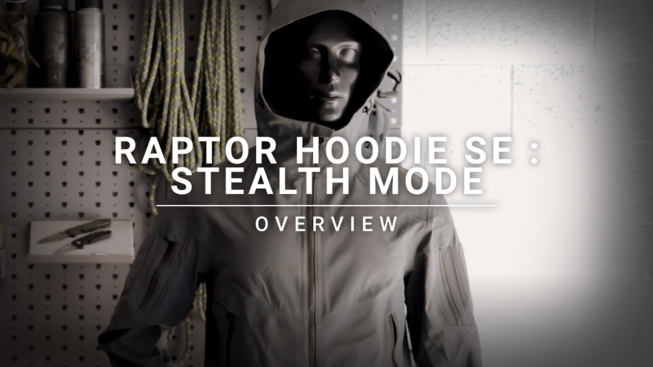 Spring 2020 New Products : Raptor Hoodie SE : Stealth Mode