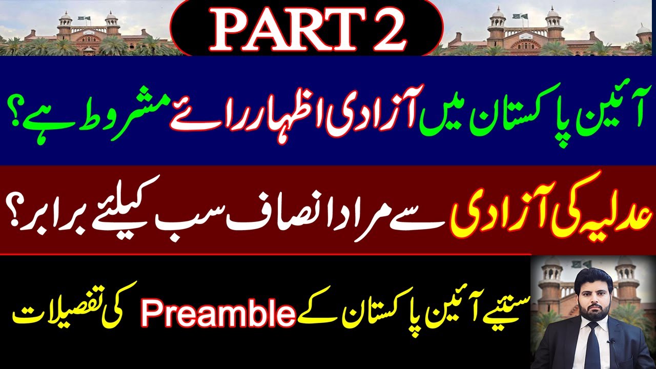 Concept of independence of judiciary and freedom of expression under preamble of Constitution.