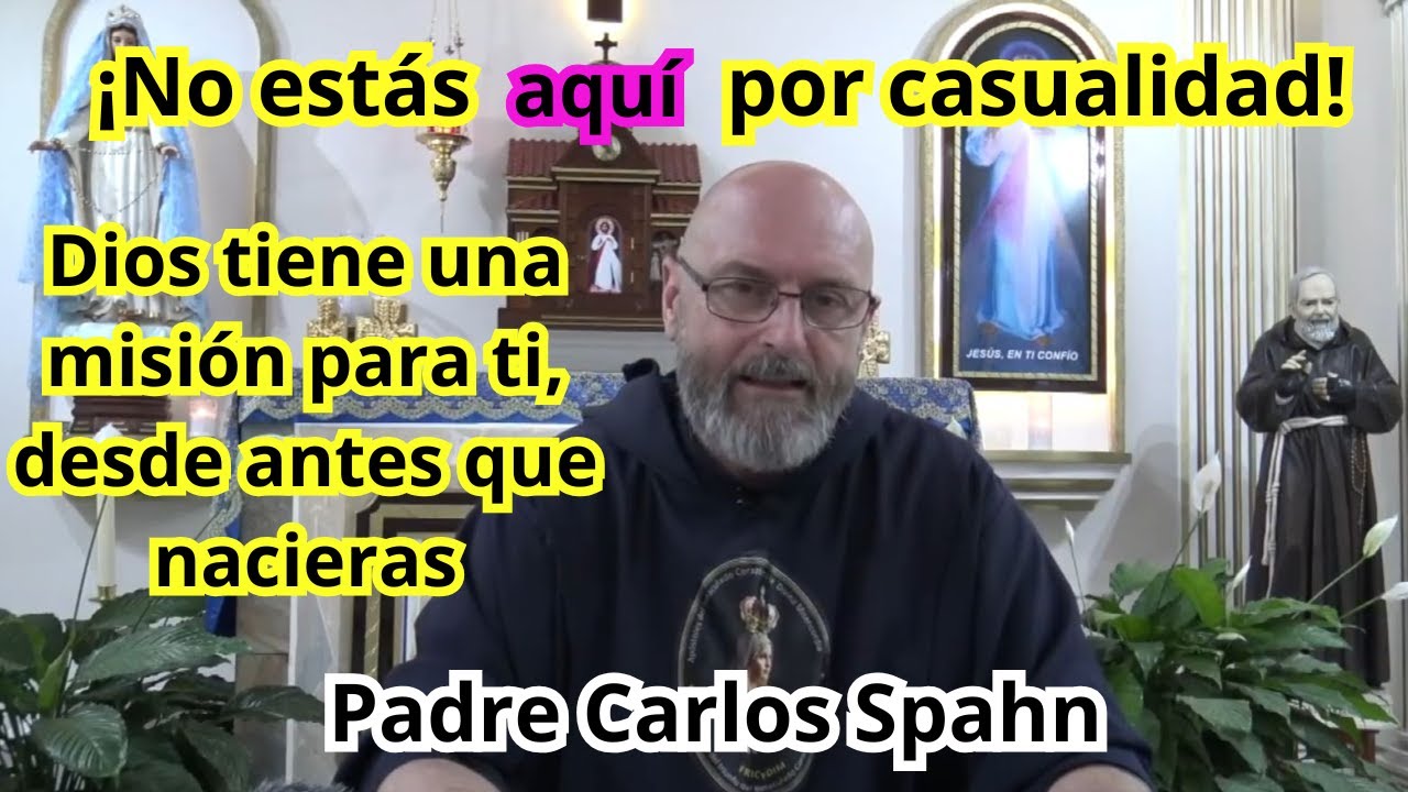 ¡No estás aquí por casualidad! Padre Carlos Spahn