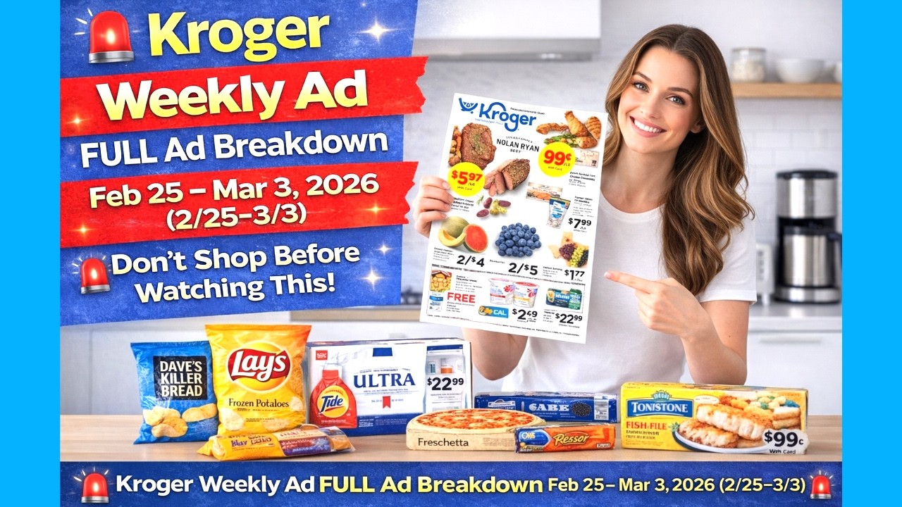 Kroger Weekly Ad FULL Ad Breakdown Feb 25   Mar 3, 2026 225–33 🚨 Don’t Shop Before Watching This!
