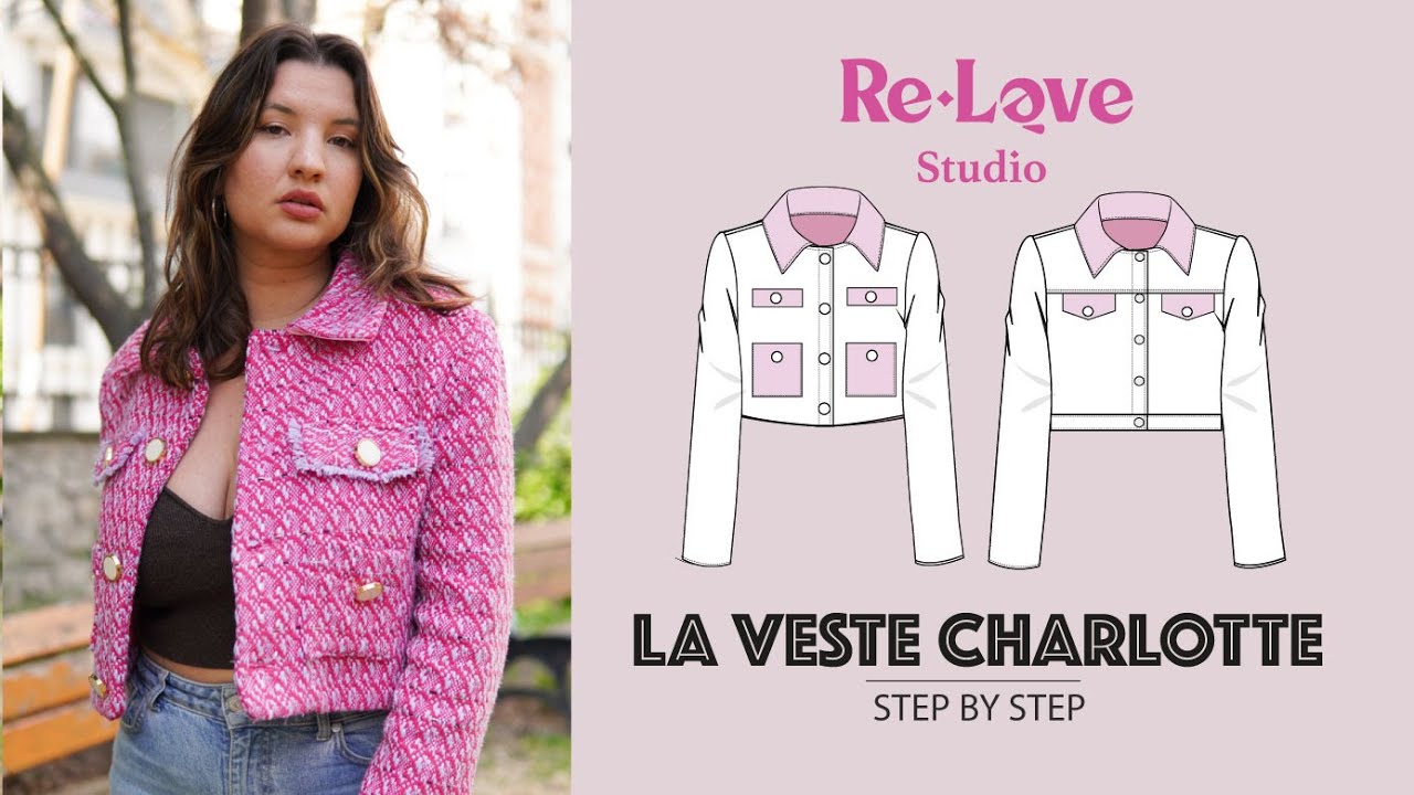 DIY🧵 COUDRE UNE VESTE  + PATRON DEBUTANT /  RELEVE STUDIO