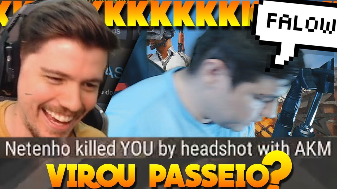 BURGAO MORRE PRA NETENHO E ABANDONA LIVE | PUBG