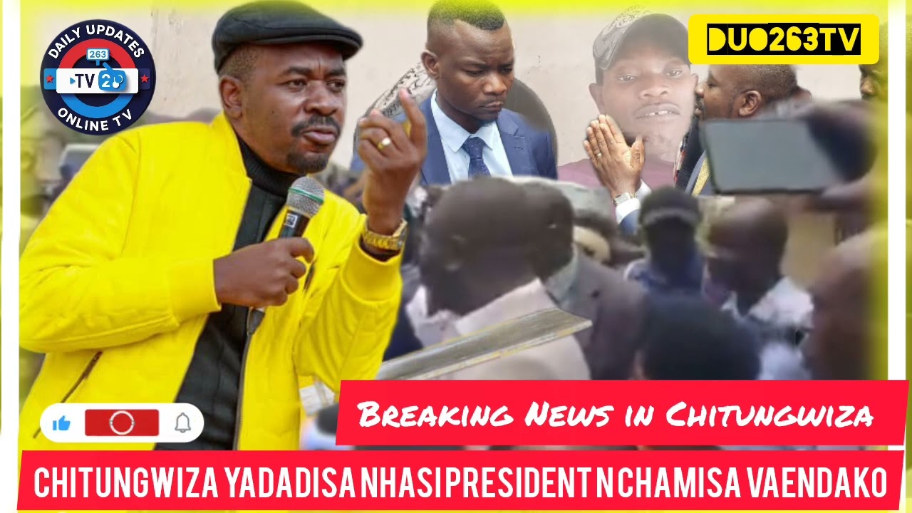 Chitungwiza yabvira moto President Nelson Chamisa vasvikako nhasi | Mnangagwa  | Chamisa | Chiwenga