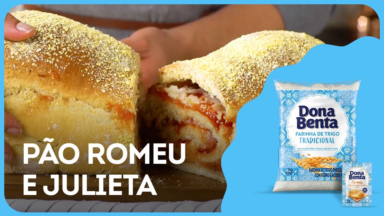 Receita de Pão de Milho Romeu e Julieta | Cozinha Dona Benta