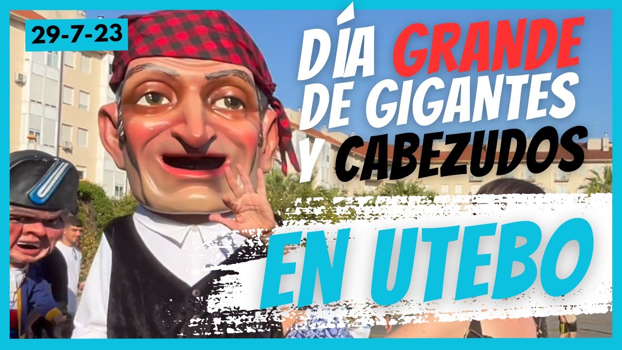 Recorrido de CABEZUDOS fin de FIESTAS de UTEBO | 29-7-23