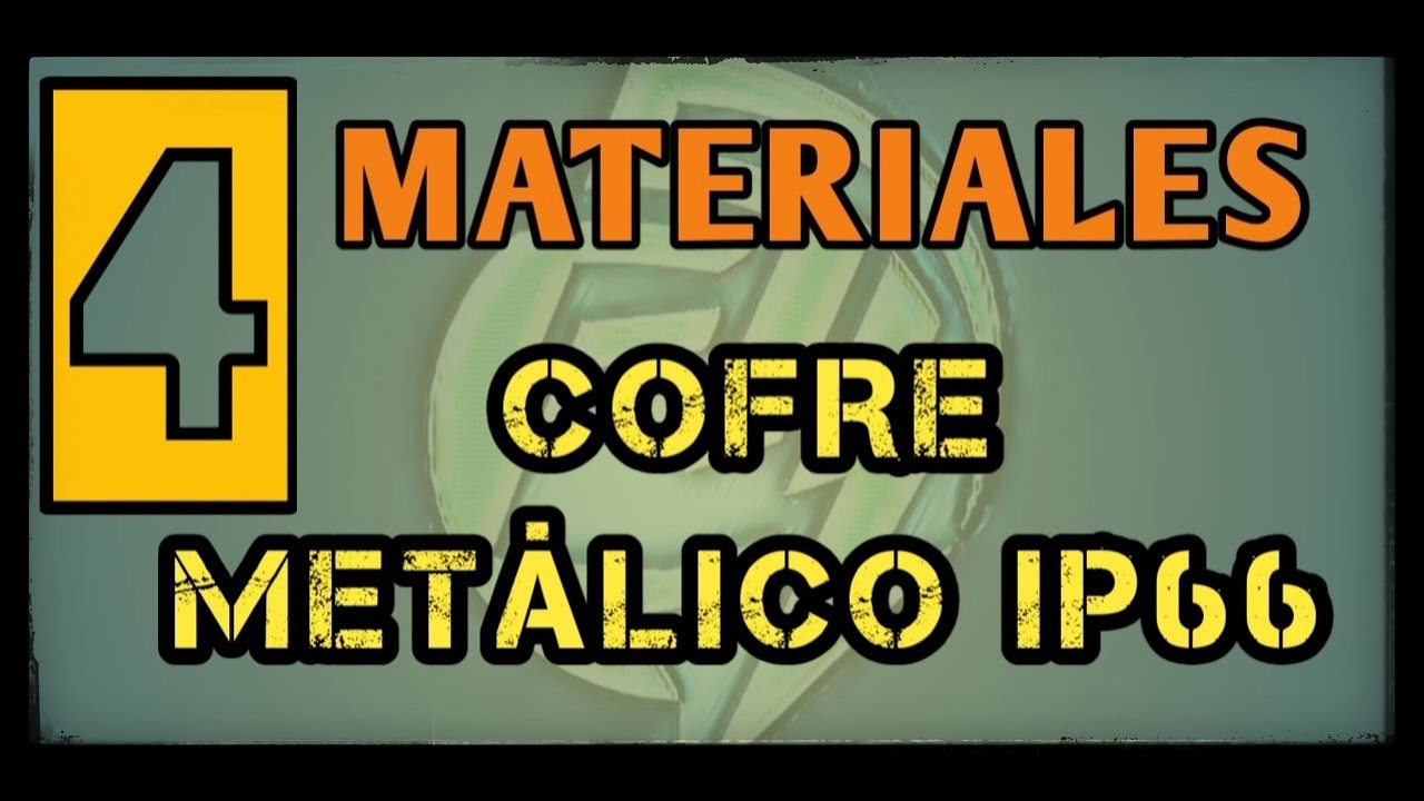&iquest;C&Oacute;MO ES UN ARMARIO MET&Aacute;LICO IP 66?