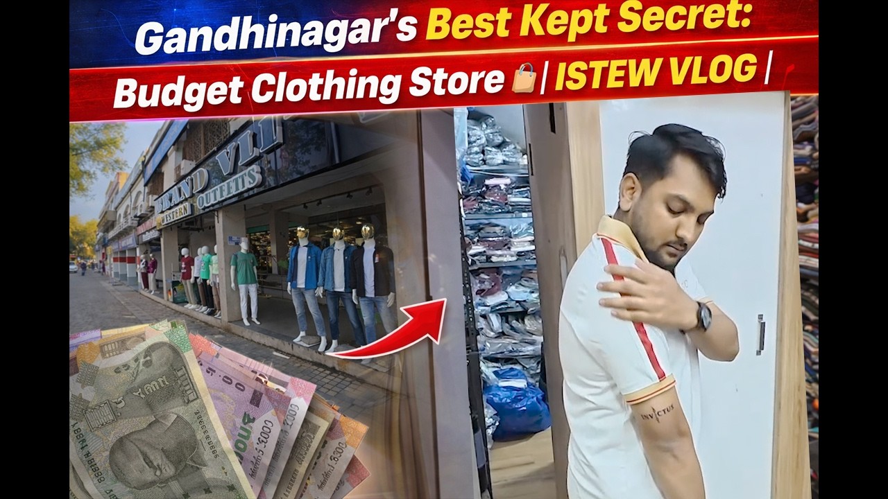 Gandhinagar’s Best Kept Secret: Budget Clothing Store 🛍️ | ISTEW VLOG