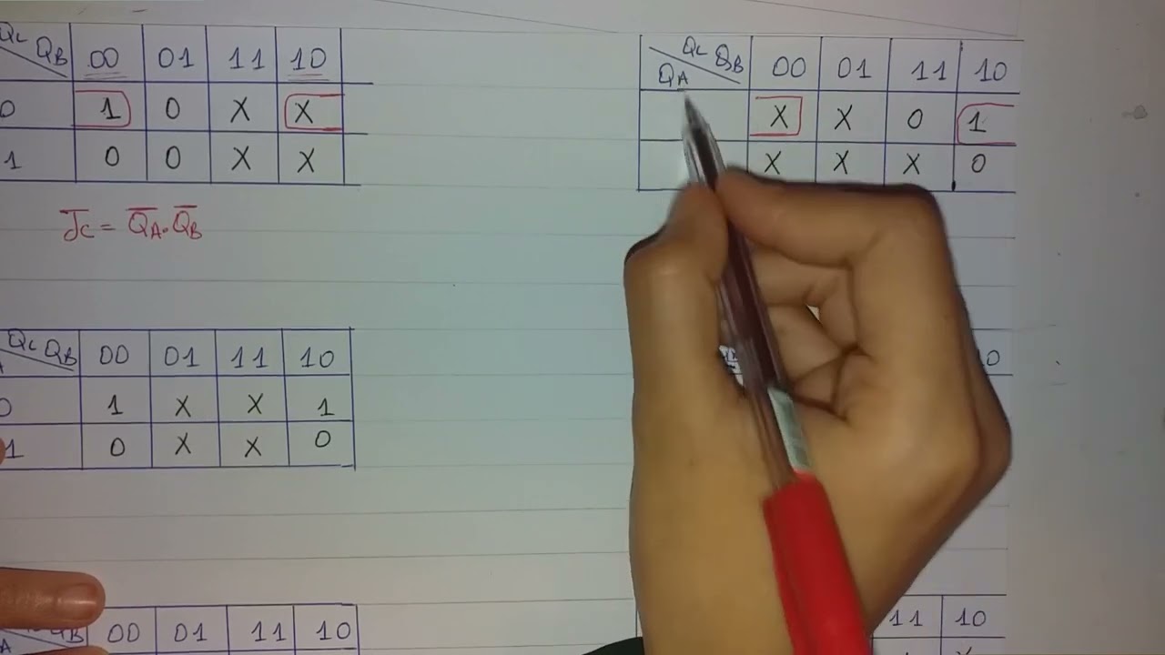 Décompteur synchrone modulo 7