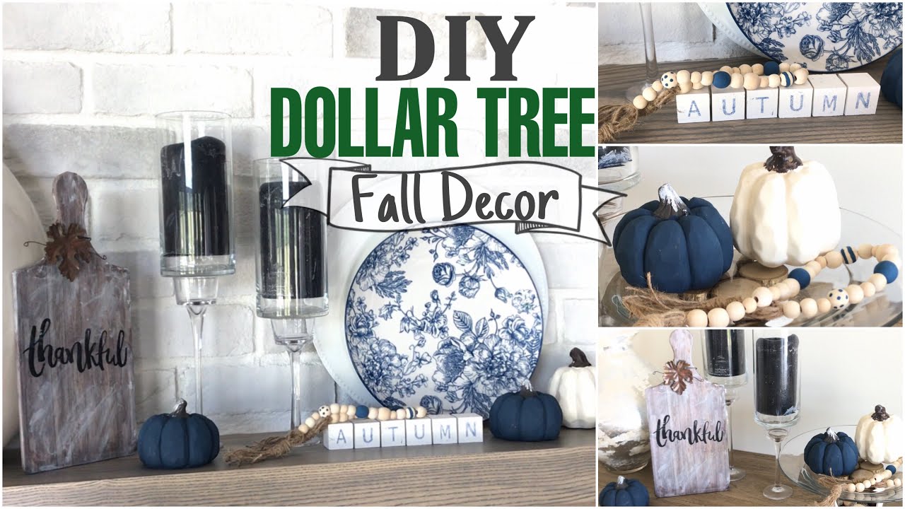 DIY Dollar Tree Fall Decor | 6 Projects