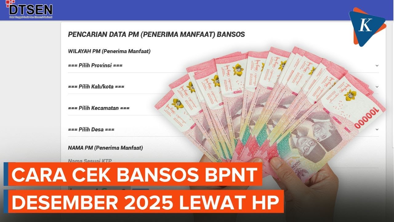 Cara Cek Penerima Bansos Desember 2025 lewat HP
