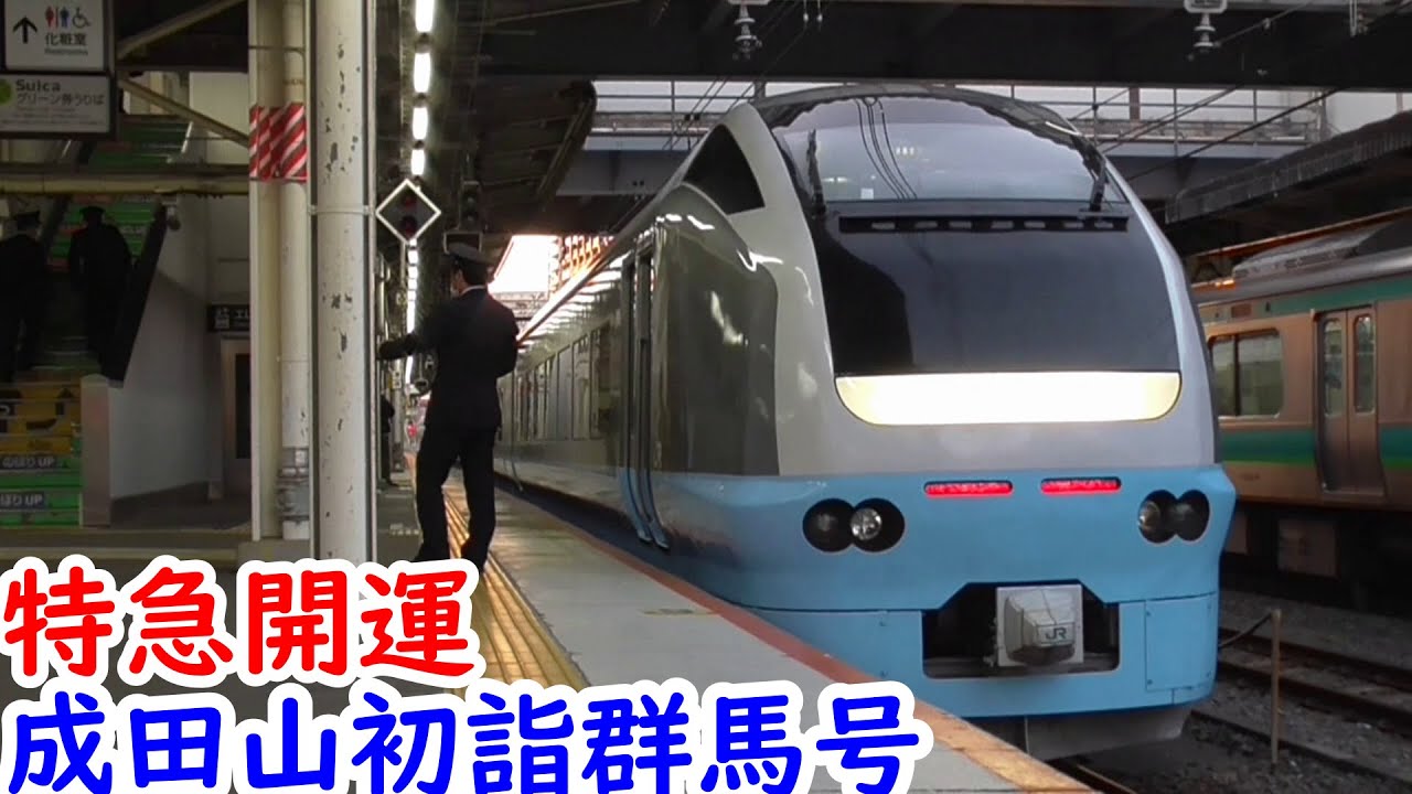 【久しぶりの運用に‼️】特急開運成田山初詣群馬号