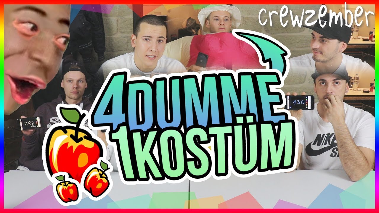 VIER DUMME EIN KOSTÜM | 287 KCAL EIN APFEL? | Crewzember