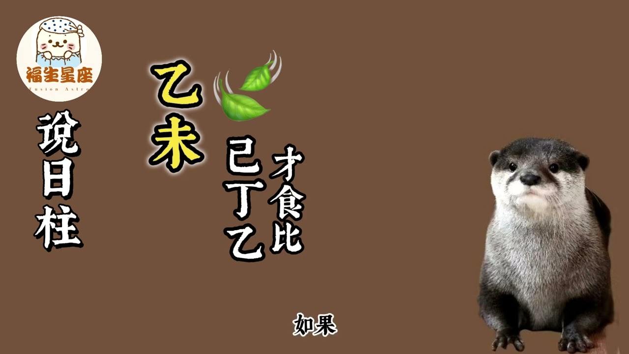 32【福生說六十日柱】乙未日柱|解讀乙未人的的婚戀觀與人生觀