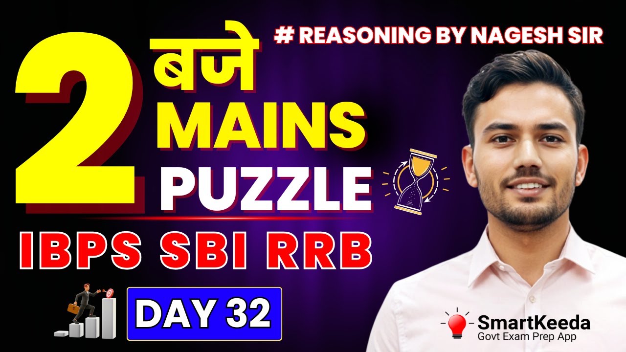🔥 Mains Puzzles Asked in SBI & IBPS PO in Last 5 Years - Puzzle by Nagesh Sir