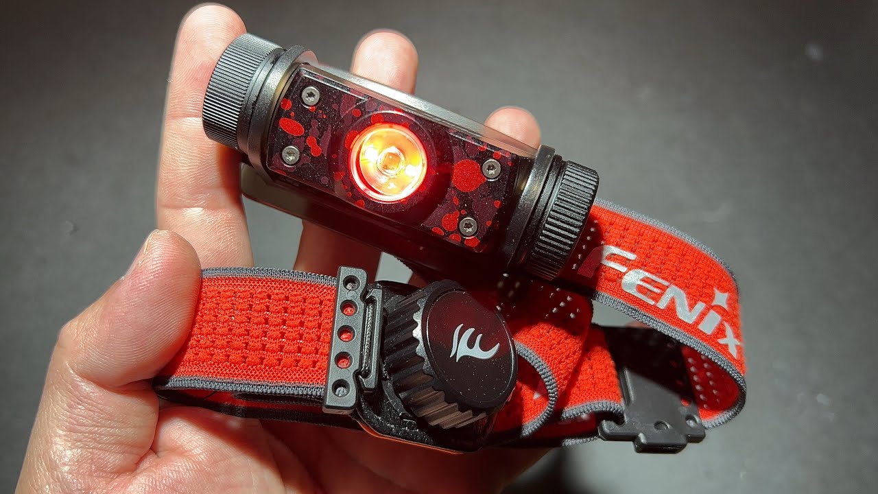 FENIX HM62-T MAGMA ไฟฉายคาดหัวน้ำหนักเบา ปรับกระชับขณะสวมใส่ สำหรับนักวิ่งเทรล