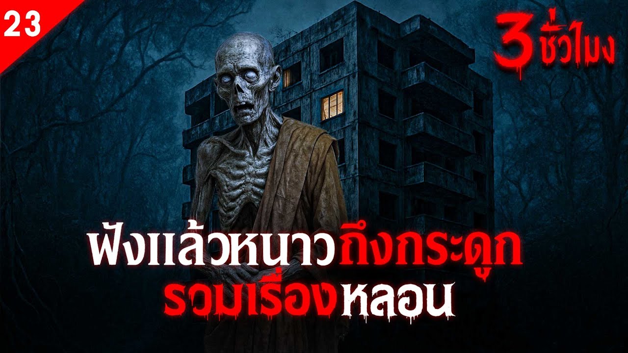 รวมเรื่องหลอน  ฟังเต็มอิ่ม 3 ชั่วโมง ฟังแล้วหนาวถึงกระดูก  (ชุดที่ 23) | คืนสยอง