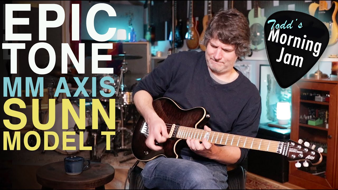 KILLER GUITAR TONE - Music Man Axis w/ SUNN Model T - Morning Jam 366