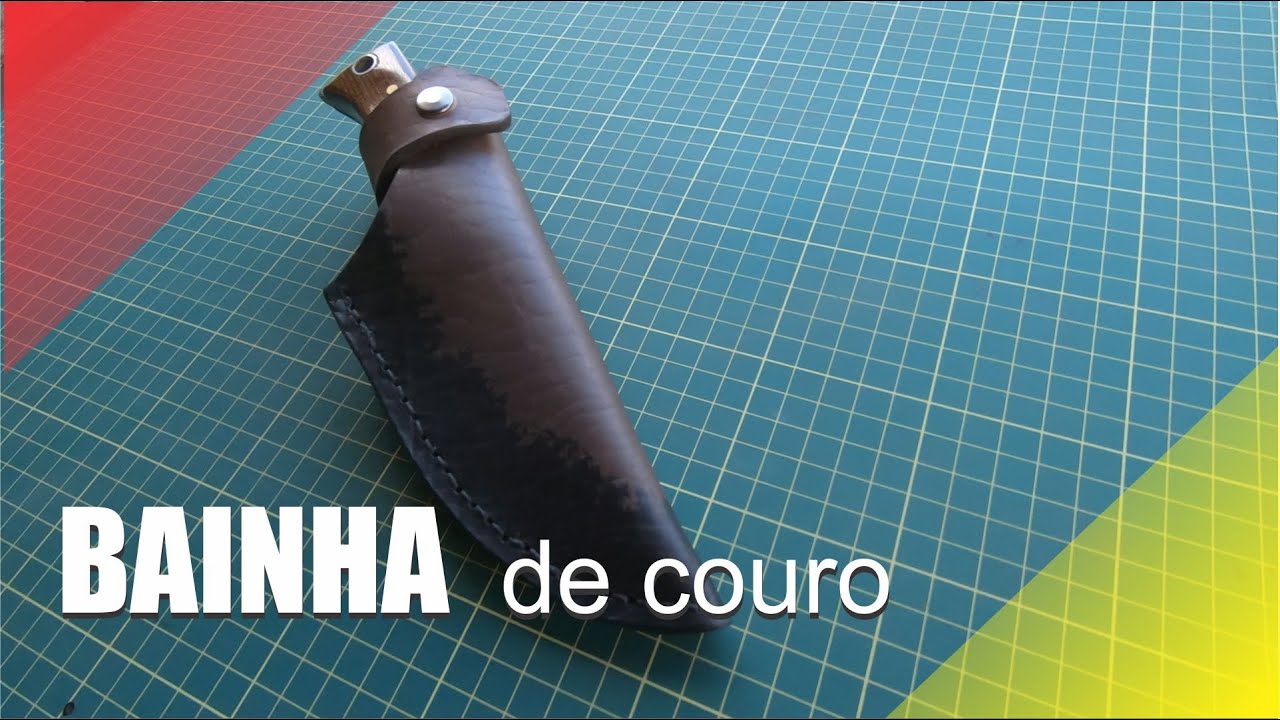 Veja como é fácil fazer uma bainha de couro para sua faca! [ARSENAL CAIPIRA]