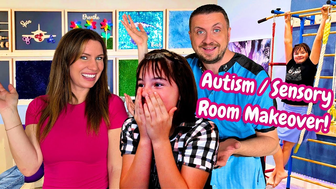 SENSORY ROOM MAKEOVER | BEDROOM TOUR! | Autism