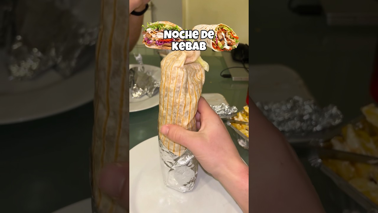 Vaya pedazo de burro de kebab🦦 #comida #kebab