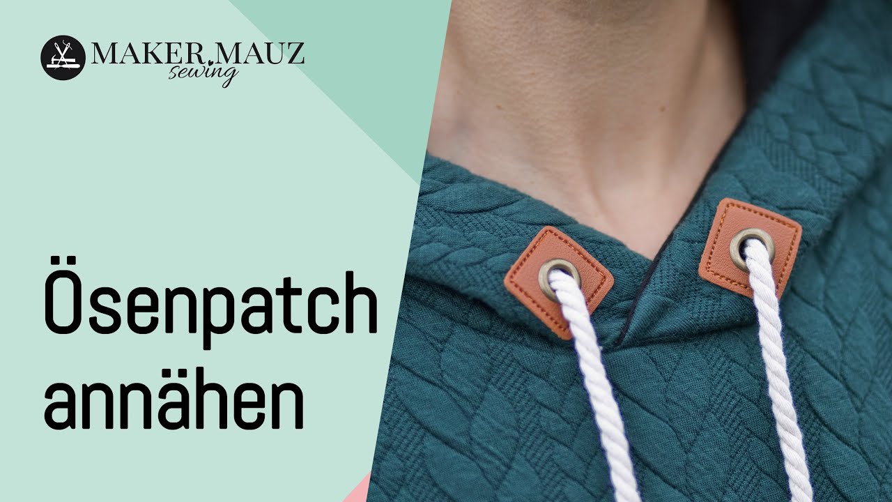 &Ouml;senpatch ann&auml;hen - DIY Tutorial