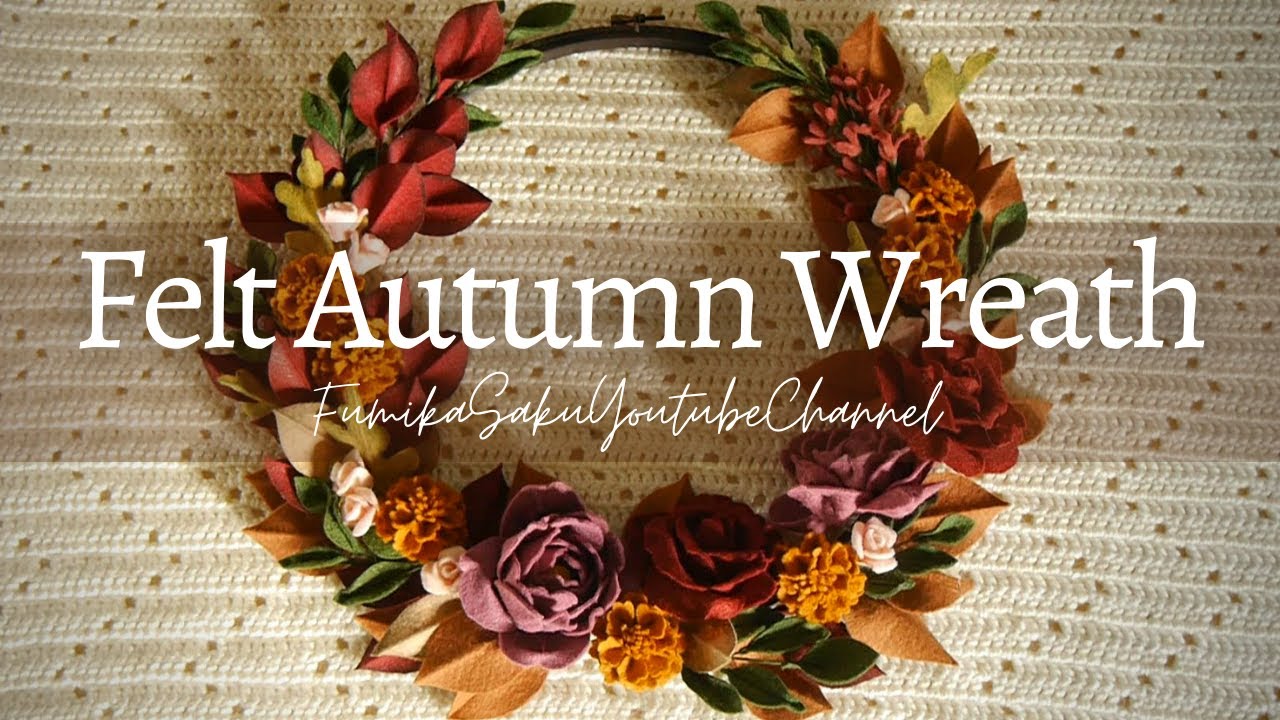 Felt Autumn Wreath