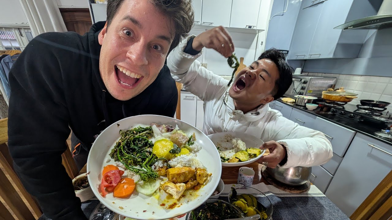 NAGA and Aussie try MIZO food