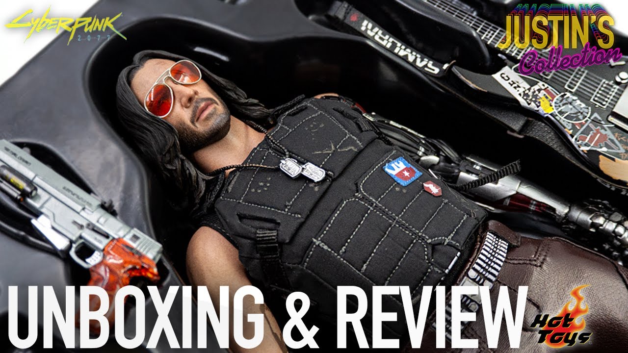Распаковка и обзор Cyberpunk 2077 от Hot Toys Johnny Silverhand