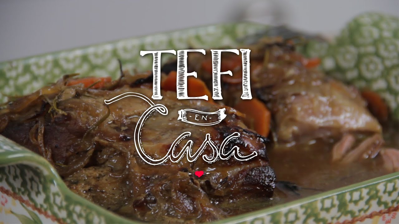 Bondiola con batatas rellenas | Tefi en Casa