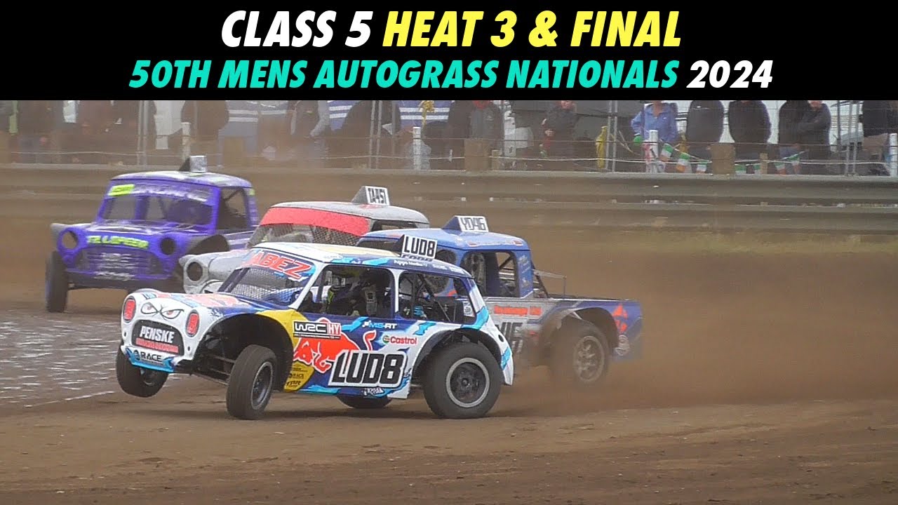 2024 Mens National Autograss Championships, Class 5 Heat 3 (ALL RACES) Yorkshire Dales