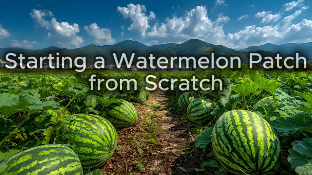 Growing watermelons! Starting a Patch June 2025 #WatermelonPatch #PumpkinSeeds #MidwestGardening
