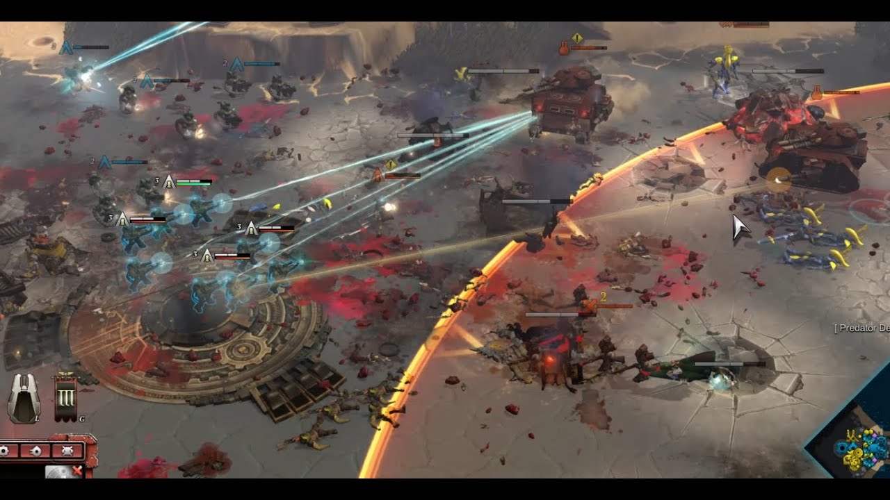 3v3 MASSIVE BATTLE Warhammer 40K Dawn of War 3